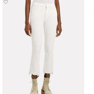 MOTHER The Insider Crop Step Fray Jeans